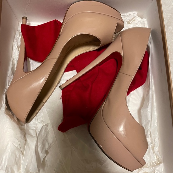 Christian Louboutin Lady Peep 150 nude - Picture 5 of 8